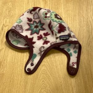 Patagonia Fleece snap Toddler Beanie (2-3T)